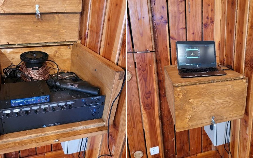 Conseil pour la mise en place du vidéoprojecteur et système audio dans la salle polyvalente